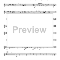 Fünffstimmigter blasender Music - B-flat Trumpet 2