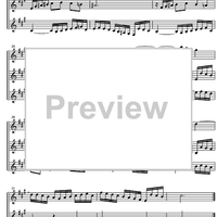 Three Part Sinfonia No.10 BWV 796 G Major - Score