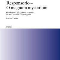 Responsorio - O magnum mysterium - Choral Score