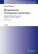 Responsorio - O magnum mysterium - Choral Score