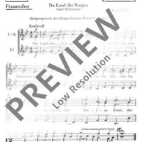 Sängerspruch des SB Rheinland-Pfalz / Begrüßung der Sänger - Choral Score