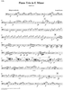 Piano Trio in E minor    - HobXV/12 - Cello