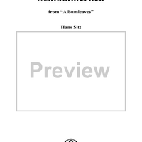 Albumleaves, Op. 124, No. 16, "Schlummerlied" (Slumber song), - Violin