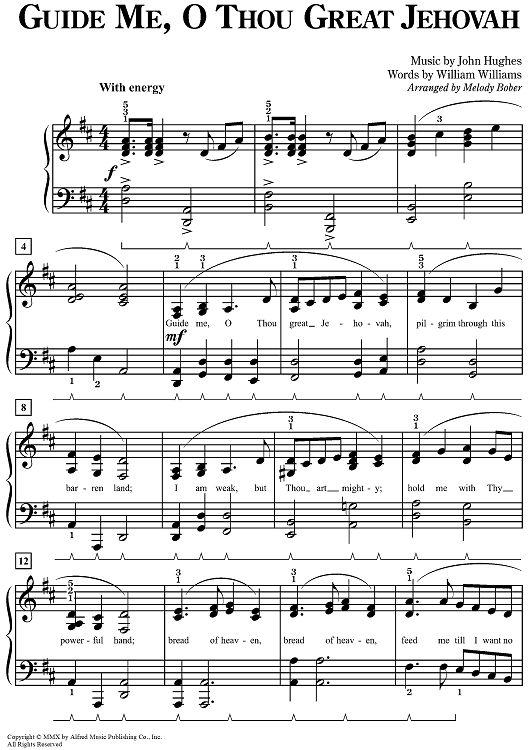 Guide Me, O Thou Great Jehovah