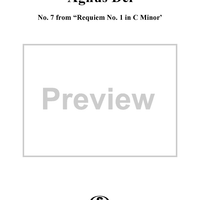 Agnus Dei - No. 7 from "Requiem No. 1 in C minor"