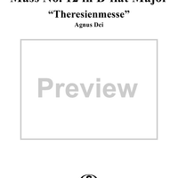 Mass No. 12 in B-flat Major, HobXXII/12, Agnus Dei