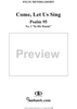 Come, Let Us Sing (Psalm 95), Op. 46: No. 3, In His Hands
