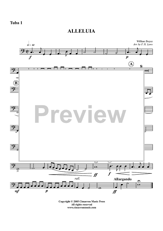 Alleluia - Tuba 1