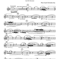 Arab Dance from The Nutcracker - Part 1 Clarinet in Bb