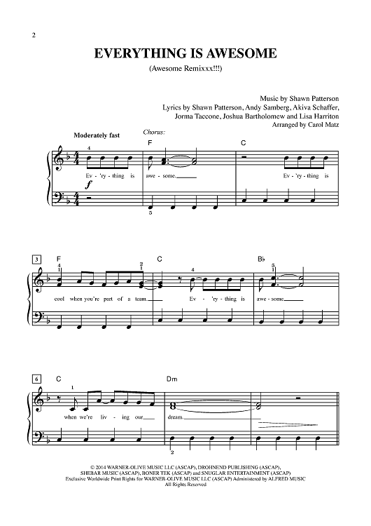 Everything Is Awesome (Awesome Remixxx!!!)