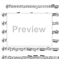 Three Part Sinfonia No.10 BWV 796 G Major - B-flat Tenor Saxophone