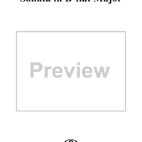 Sonata in B-flat Major, K196c (K292) - Full Score