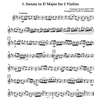 Collected String Trios for 2 Violins and Cello - Violin 2