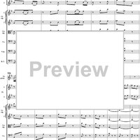 Brandenburg Concerto No. 4: Allegro - Score