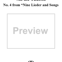 An die Tauben - No. 4 from "Nine Lieder and Songs" Op. 63