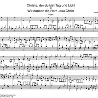 Christe, der du bist Tag und Licht BWV 1096