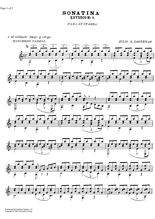 Sonatina-Estudio No. 8
