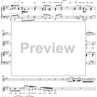 "Kein Arzt ist ausser dir zu finden", Aria, No. 3 from Cantata No. 103: "Ihr werdet weinen und heulen" - Piano Score