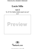 Recitative and Aria: Se il labbro timido scoprir non osa, No. 10 from "Lucio Silla", Act 2 - Full Score