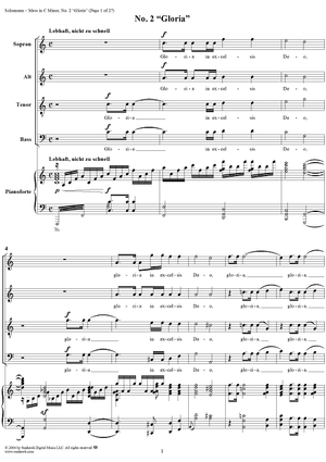 Mass in C Minor, Op. 147: No. 2, Gloria