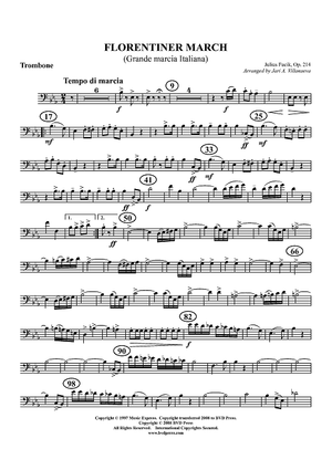 Florentiner March (Grande marcia Italiana) - Trombone
