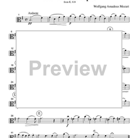 Ave Verum Corpus - K. 618 - Part 2 Viola