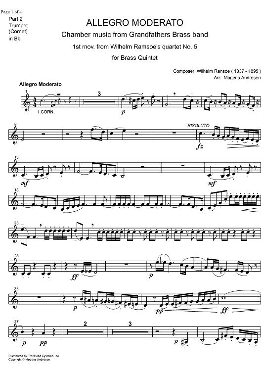 Allegro - B-flat Trumpet 2