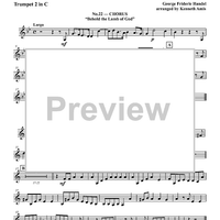 An Easter Collection from Messiah - Trumpet 2 in B-flat, C and D