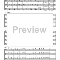 Italian Song for Cello Quartet - Score