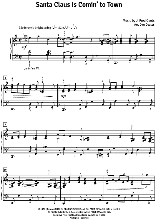 Santa Claus Is Comin' to Town