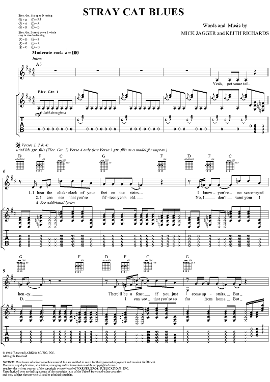Stray Cat Blues