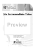 Six Intermediate Trios - From the Classic Keyboard Repertoire - Score