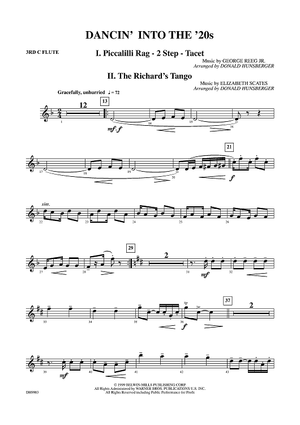 Dancin' Into The '20s: II. The Richard's Tango - Flute 3