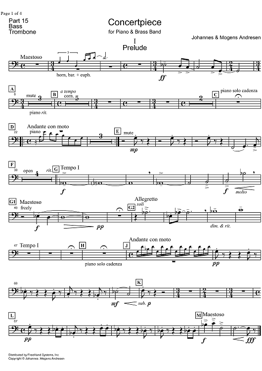 Concertpiece - Bass Trombone