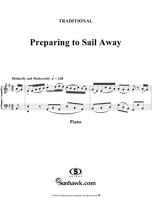 Preparing to Sail Away