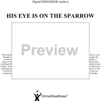 His Eye Is On The Sparrow