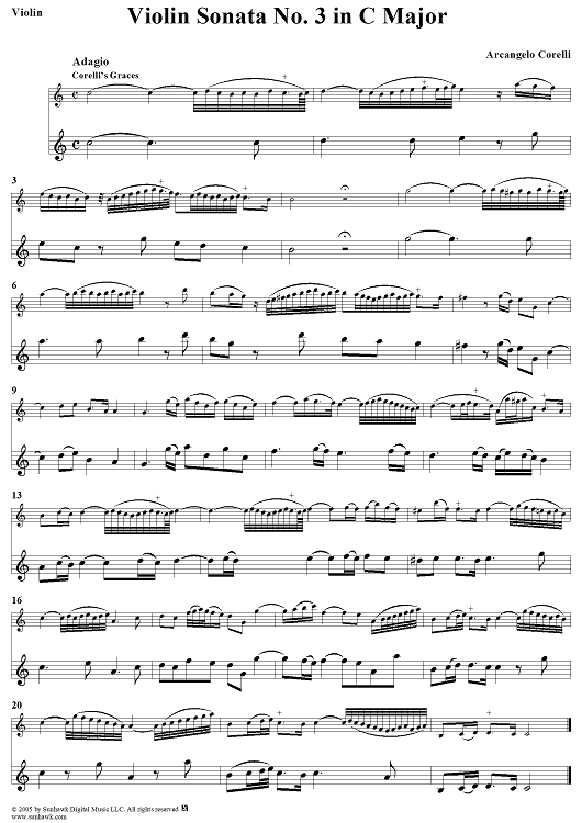 Violin Sonata No. 3 - Violin