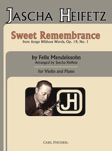 Sweet Remembrance - from Songs Without Words, Op. 19, No. 1