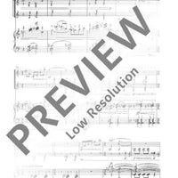 Konzertante Musik - Vocal/piano Score