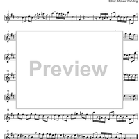 Three Part Sinfonia No. 4 BWV 790 d minor - E-flat Baritone Saxophone