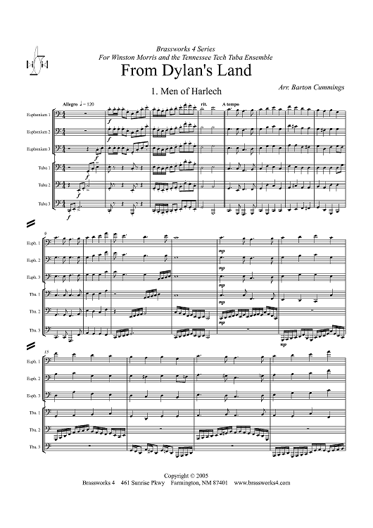 From Dylan's Land - Score