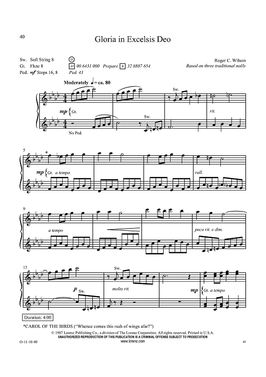 Gloria in Excelsis Deo