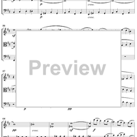 String Trio No. 3 in D Major  Op. 9, No. 2 - Score