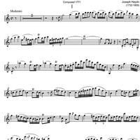 String Quartet C Major Op.20 No. 2 - Violin 1