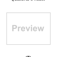 Quintet in C Minor - Bassoon