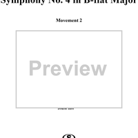 Symphony No. 4, Movement 2 - Full Score