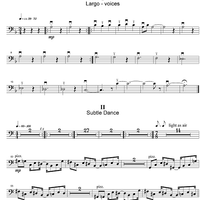 Suite for string orchestra and percussion - Cello 2