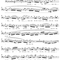 "Endlich, endlich wird mein Joch", Aria, No. 3 from Cantata No. 56: "Ich will den Kreuzstab gerne tragen" - Bass