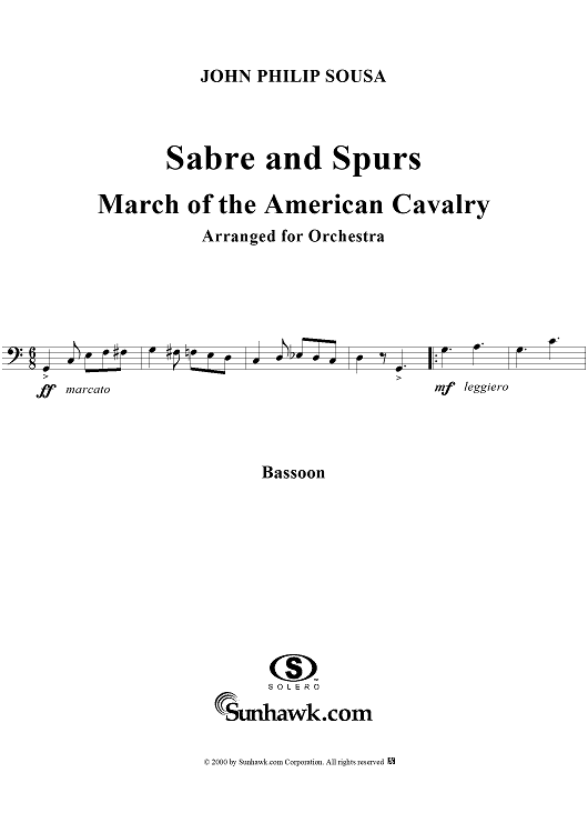 Sabre and Spurs - Bassoon