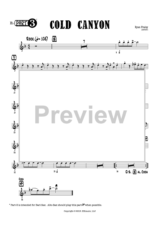 Cold Canyon - Eb Instruments Part 3
